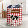 Uni Personalized Holstein Daisy Flower Laundry Basket