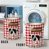 Uni Personalized Holstein Daisy Flower Laundry Basket