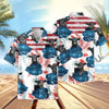 UniJames US Flag Flower Hawaiian Shirt (14 Styles)