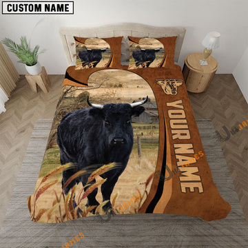 Uni Dexter Premium Brown Pattern 3D Bedding Set