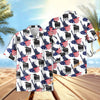 UniJames US Flag and Liberty Pattern Hawaiian Shirt (14 Styles)