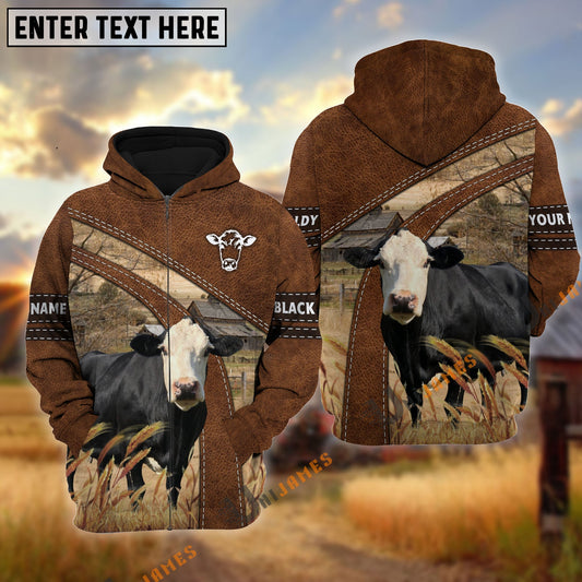 Uni Black Baldy Custom Name On Sleeve 3D Hoodie