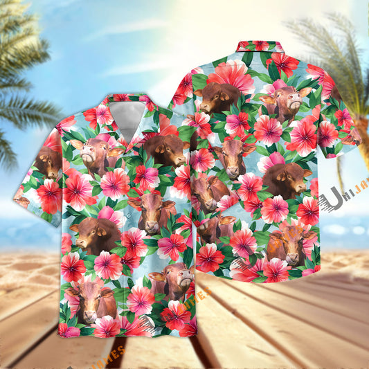 Uni Beefmaster Garish Floral Hawaiian Shirt
