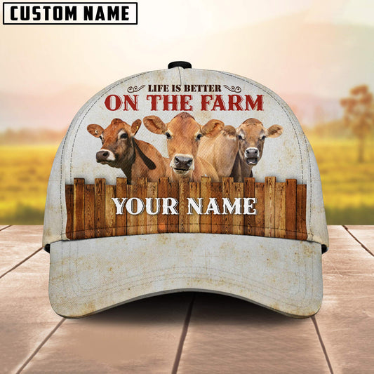 Uni Jersey Better On The Farm Customized Name Cap