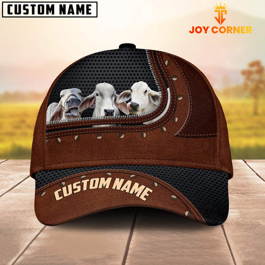 Uni Brahman Happiness Zipper Pattern Customized Name Cap