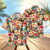 UniJames Tropical Flower Pattern Seamless Hawaiian Shirt (14 Styles)