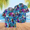 UniJames Cool Flower Color Hawaiian Shirt (14 Styles)