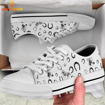 Uni Horse Pattern Low Top Shoes