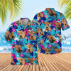 UniJames Cool Flower Color Hawaiian Shirt (14 Styles)