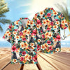 UniJames Tropical Flower Pattern Seamless Hawaiian Shirt (14 Styles)