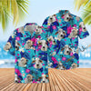 UniJames Cool Flower Color Hawaiian Shirt (14 Styles)