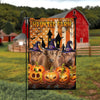 Uni Highland Cattle Haunted Farm Halloween Flag