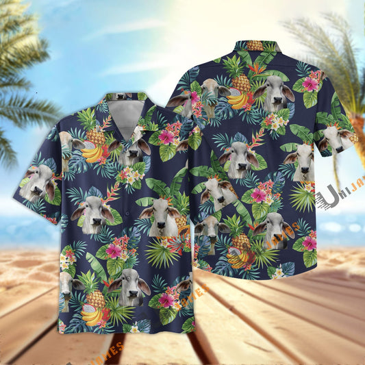 Uni Brahman Fruit Summer Hawaiian Shirt