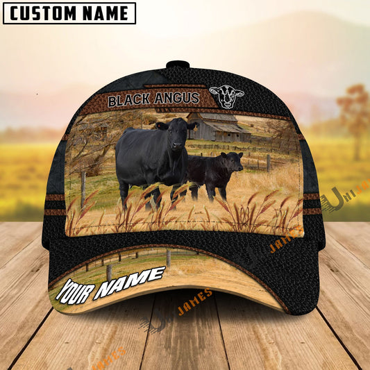Uni Black Angus Family Customized Name Cap