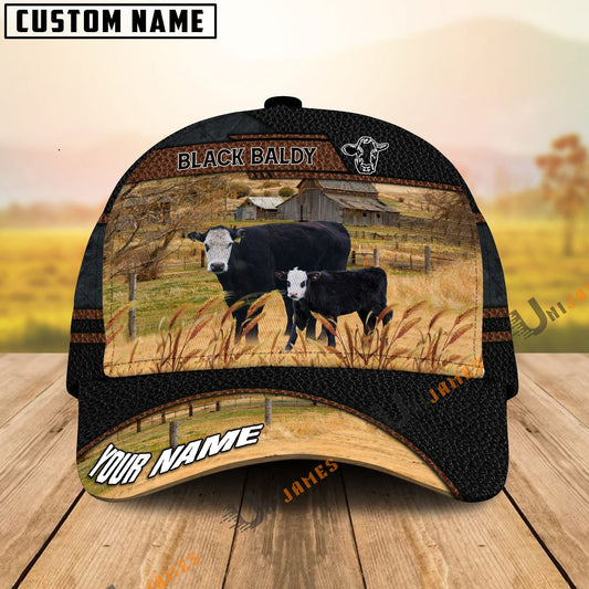 Uni Black Baldy Family Customized Name Cap