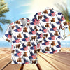 UniJames US Flag and Liberty Pattern Hawaiian Shirt (14 Styles)