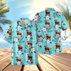 UniJames Aloha Cyan Color Hawaiian Shirt (14 Styles)