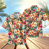 UniJames Tropical Flower Pattern Seamless Hawaiian Shirt (14 Styles)