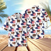 UniJames US Flag and Liberty Pattern Hawaiian Shirt (14 Styles)