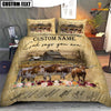 Uni Texas Longhorn God Says You Are Custom Name Bedding Set