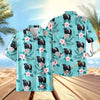 UniJames Aloha Cyan Color Hawaiian Shirt (14 Styles)