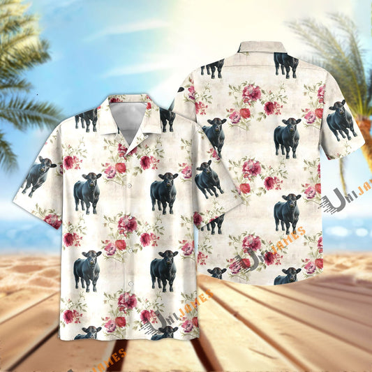 Unique Dexter Floral Vintage Pattern Hawaiian Shirt