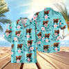 UniJames Aloha Cyan Color Hawaiian Shirt (14 Styles)