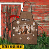 Uni Personalized Name Horse Happiness 3D Apron