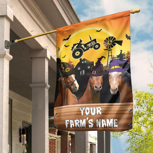 Uni Horse Farming Customized Name 3D Flag