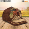 Uni Red Angus Meadow Life Customizes Name Cap