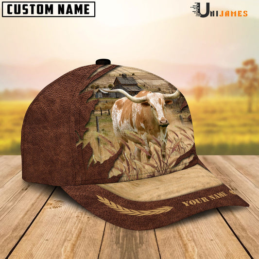 Uni Texas Longhorn Meadow Life Customizes Name Cap