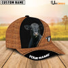 Uni Black Angus Rattan Pattern Customized Name Cap