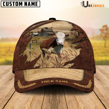Uni Hereford Meadow Life Customizes Name Cap