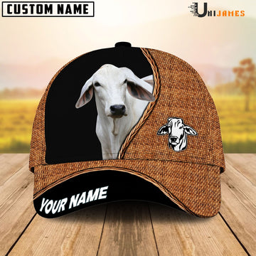 Uni Brahman Rattan Pattern Customized Name Cap