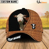 Uni Hereford Rattan Pattern Customized Name Cap