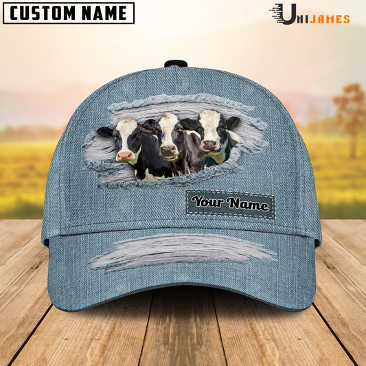 Uni Holstein Jeans Pattern Customized Name Cap