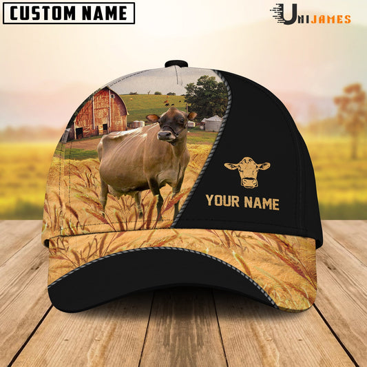 Uni Jersey Barn Farm Black Customized Name Cap