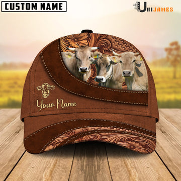 Uni Braunvieh Farming Life Customized Name Cap