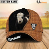 Uni Belted Galloway Rattan Pattern Customized Name Cap