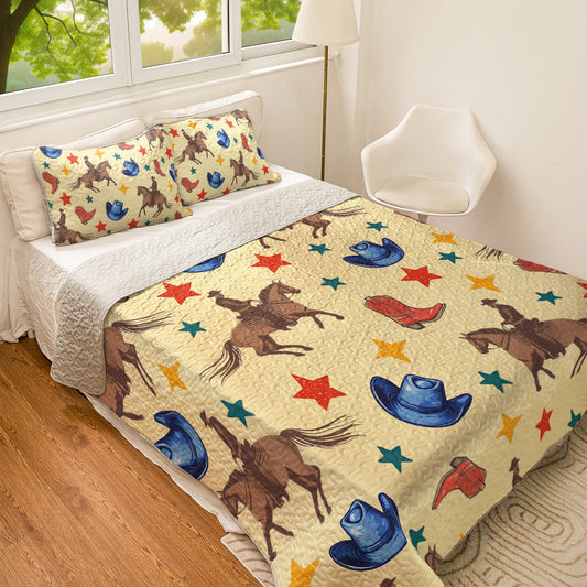 Uni All Season Quilt 3-Piece Set Wild West Vibes