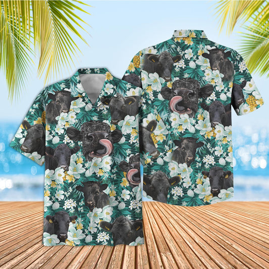 Unique Dexter Floral Blue Summer 3D Hawaiian Shirt