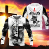 Unijames Jesus & Lion of Judah 3D All-Over Print Hoodie