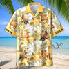 Unijames Personalized Palomino Horse Yellow Hibiscus Hawaiian Shirt