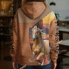 UniJames Personalized Love Horse Desert Canyon Western 3D Hoodie