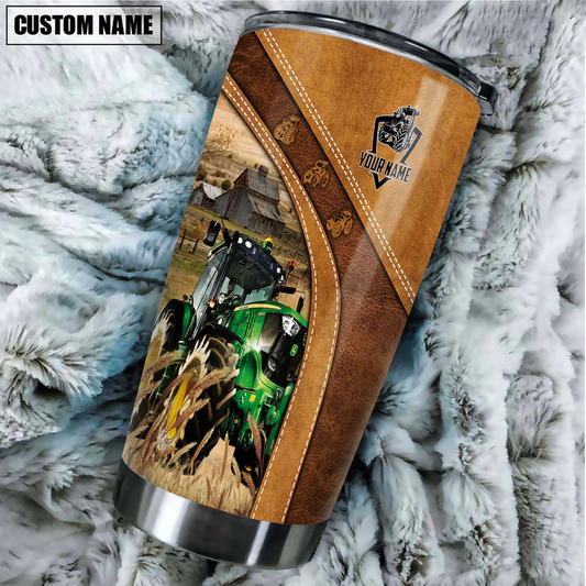 Uni Tractor Customized Name 3D Tumbler