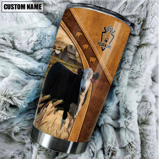 Uni Black Hereford Customized Name 3D Tumbler