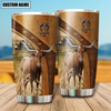 Uni Texas Longhorn Customized Name 3D Tumbler
