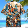 Unijames Festive Horse Racing Hawaiian Shirt
