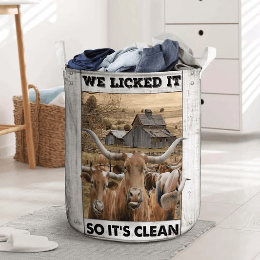 Uni Texas Longhorn Barn Laundry Basket
