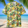 Unijames Warmblood Horse Palm Tree Hawaiian Shirt